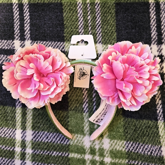 Disney Peony Flower Minnie Ears Headband - Picture 1 of 7